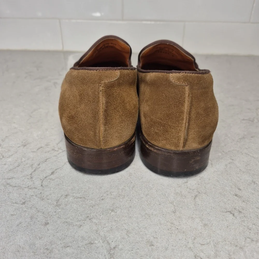 FRYE Men's Size 10D‎ JEFFERSON VENETIAN LOAFER Suede CHESTNUT